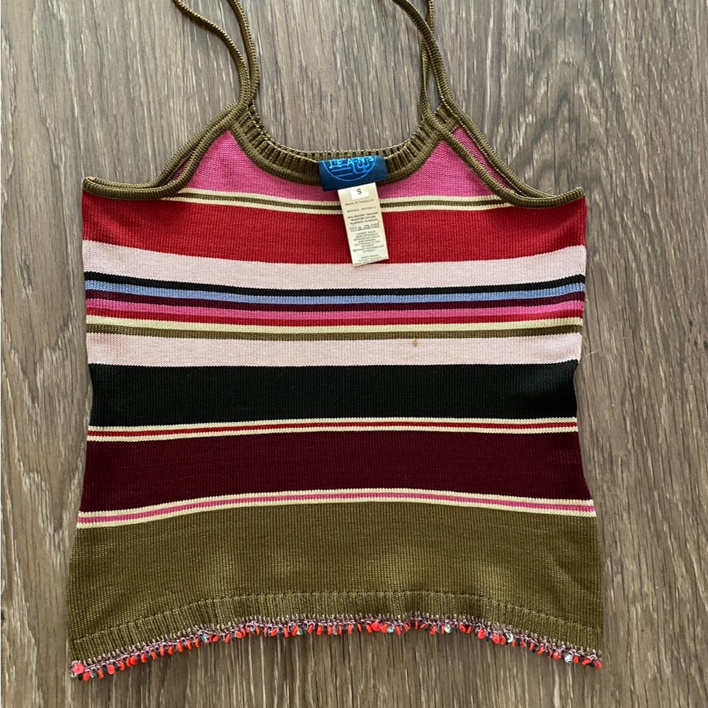 Kenzo jeans Striped Knit Tank Top